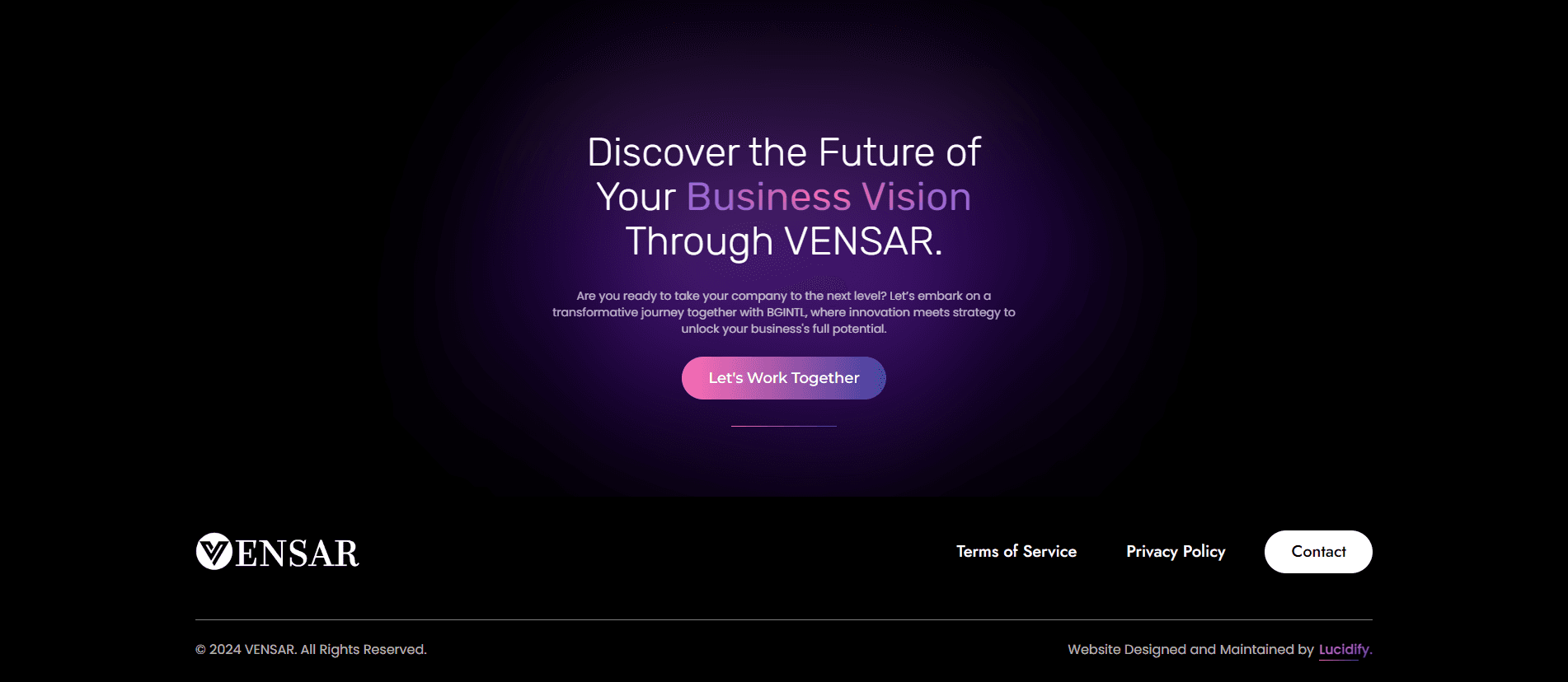 VENSAR Case Study Website